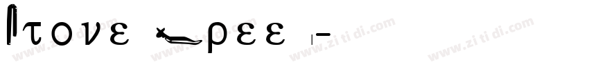 Stone Free 1字体转换